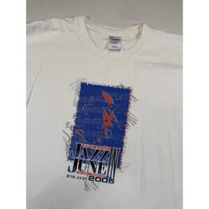 Vintage 2005 Jazz in June Festival T-Shirt XL Norman Oklahoma Event Tee